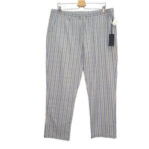 Kut from the Kloth Blue and Grey Striped Pants Size 14